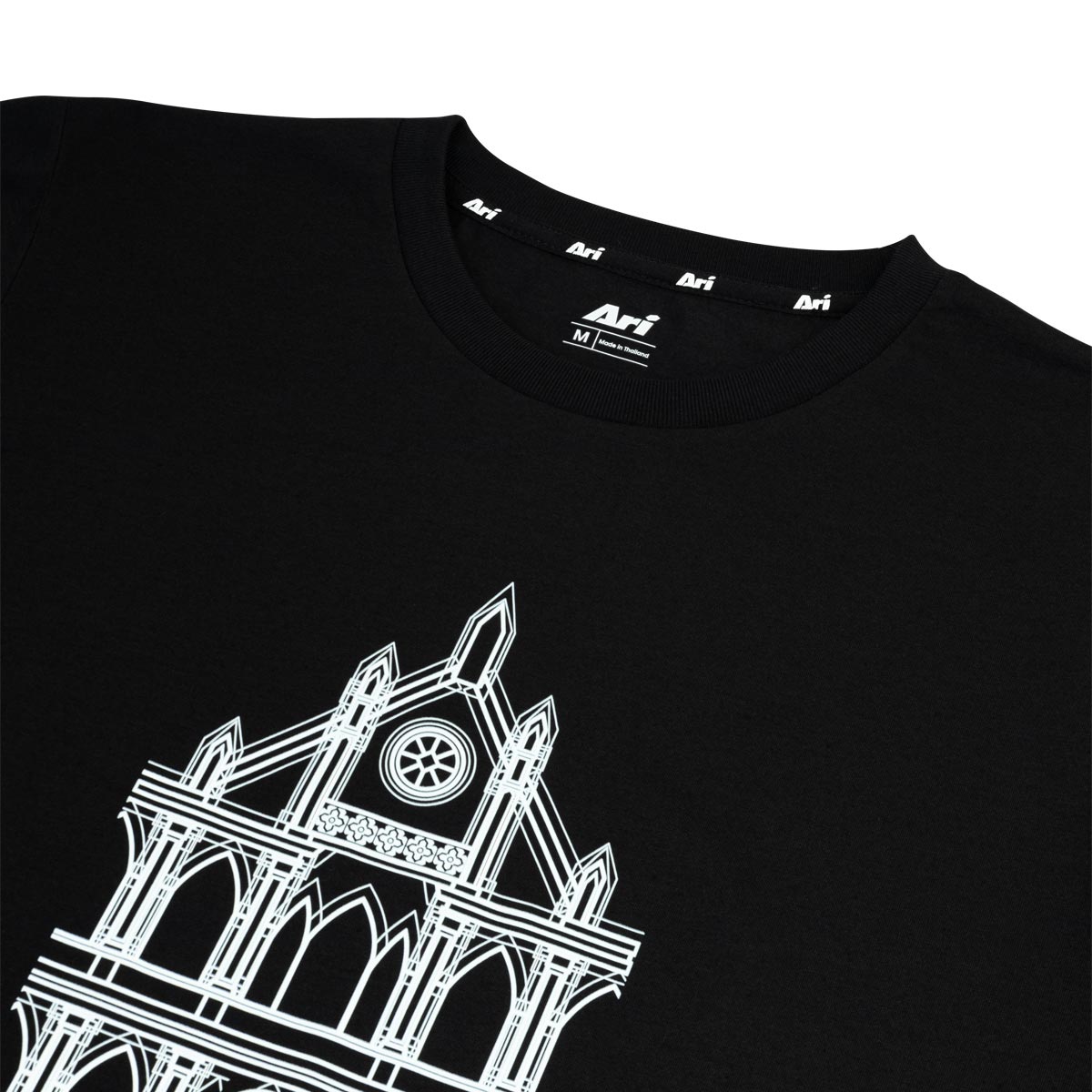 ARI DEBSIRIN TUEK MAEN TEE - BLACK/WHITE/GREEN