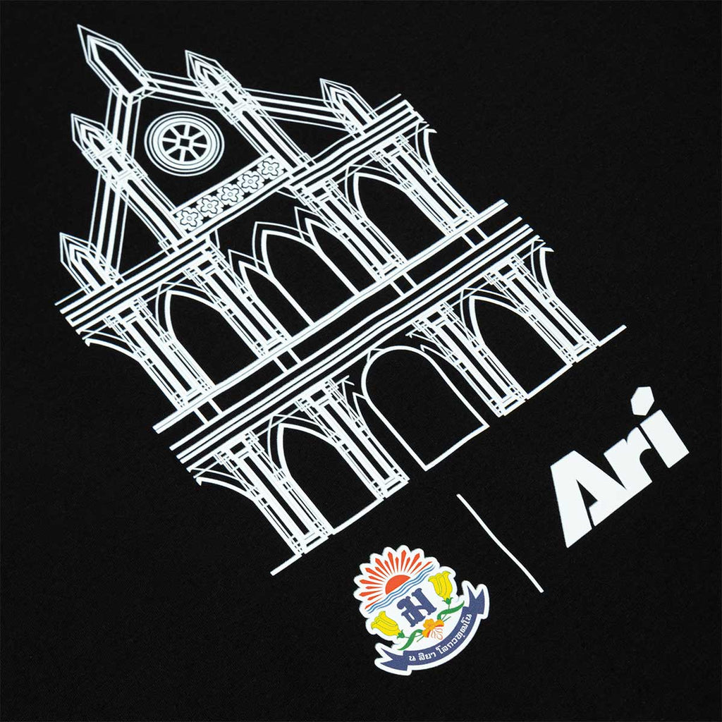 ARI DEBSIRIN TUEK MAEN TEE - BLACK/WHITE/GREEN