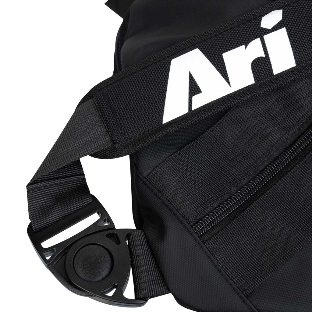 ARI ELITE DUFFLE BACKPACK - BLACK/WHITE/BLACK