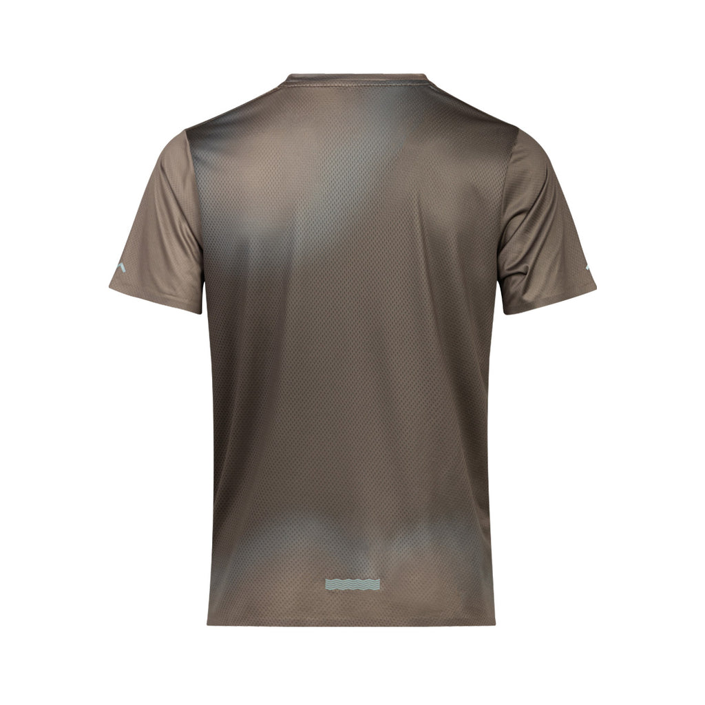 ARI ELITE KOTH TRAIL RUNNING TEE - BROWN/BLACK/SILVER