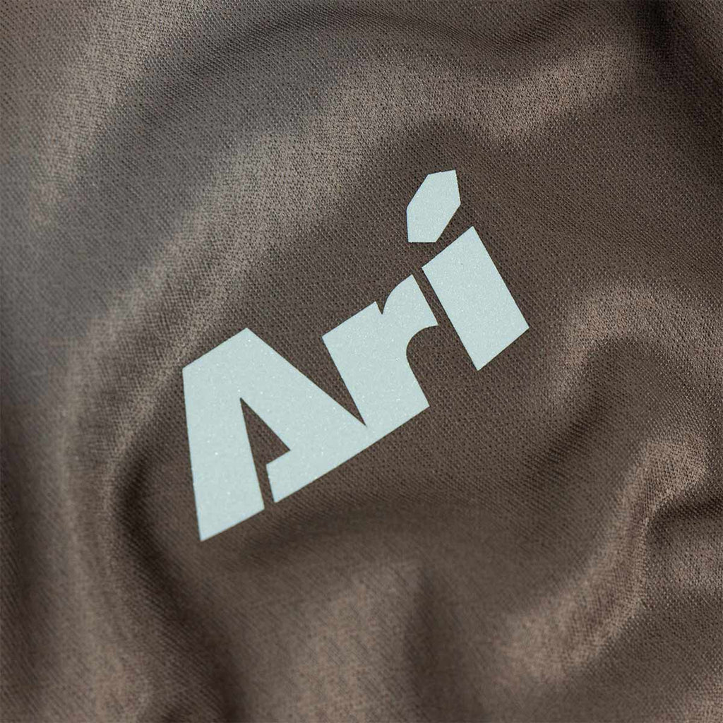 ARI ELITE KOTH TRAIL RUNNING TEE - BROWN/BLACK/SILVER