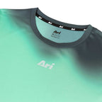 ARI ELITE KOTH TRAIL RUNNING TEE - GREEN/BROWN/SILVER