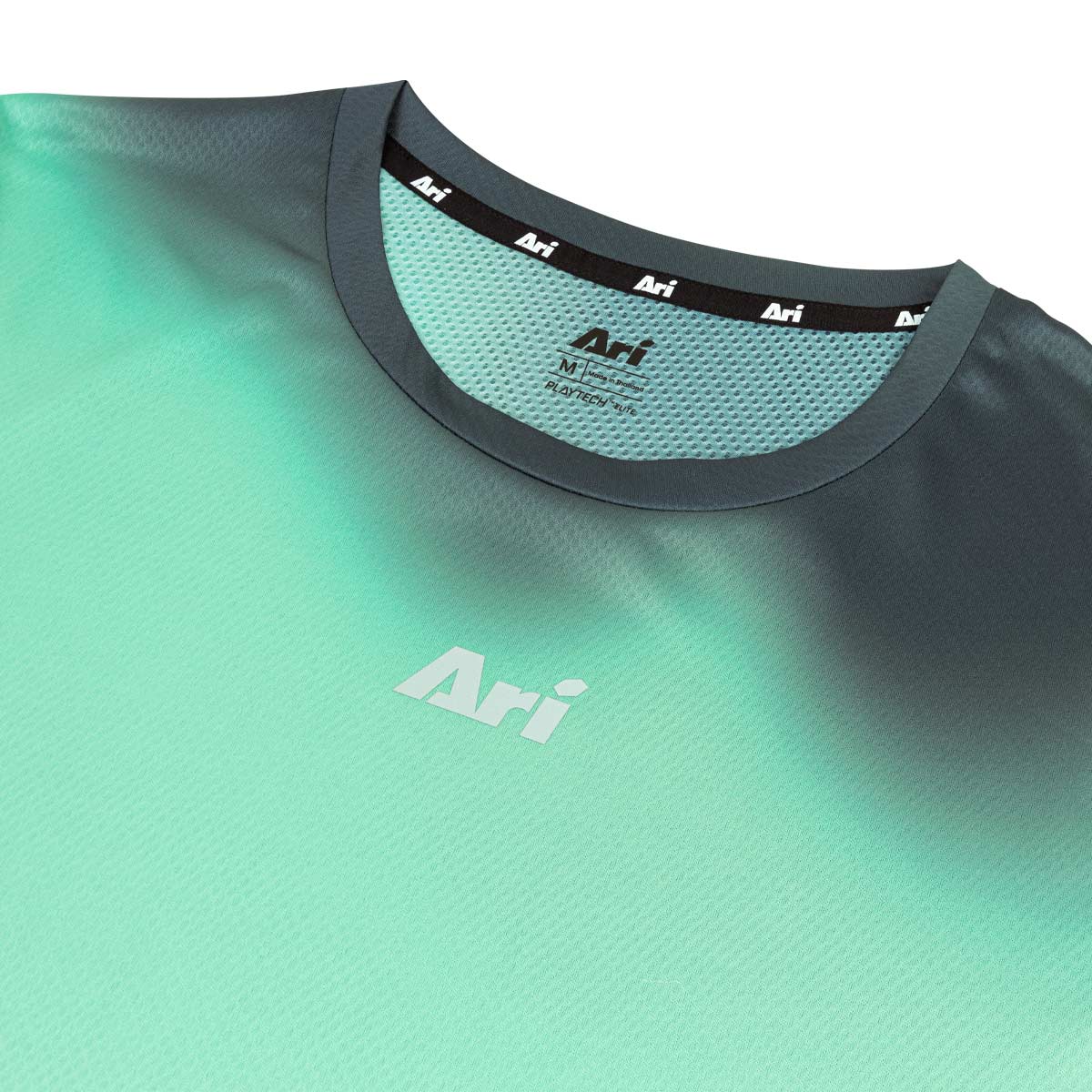 ARI ELITE KOTH TRAIL RUNNING TEE - GREEN/BROWN/SILVER