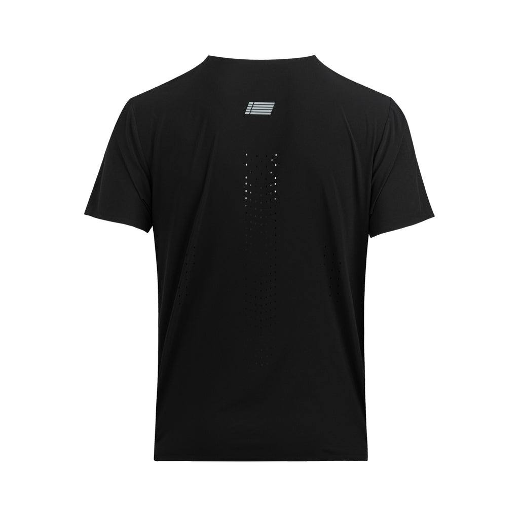 ARI ELITE SFORCE ULTRALIGHT RUNNING TEE - BLACK/BLACK/SILVER