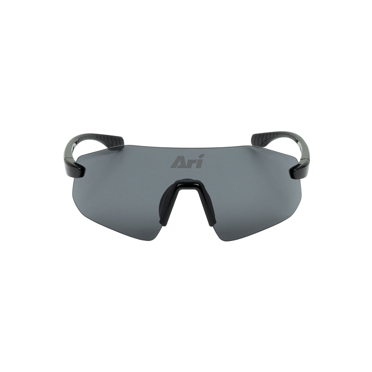 ARI ELITE ZERO OPTIC RUNNING SUNGLASSES - BLACK/BLACK/SILVER