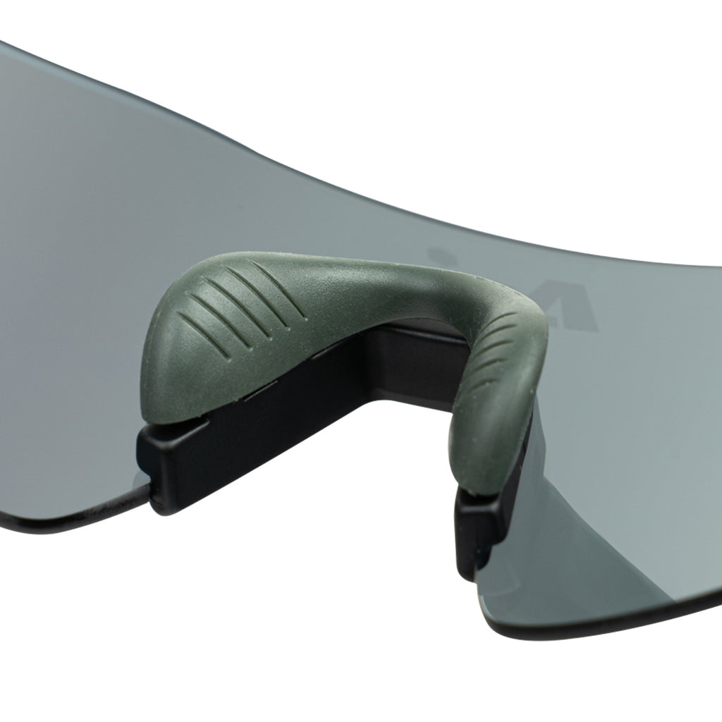 ARI ELITE ZERO OPTIC RUNNING SUNGLASSES - GREEN/BLACK/SILVER