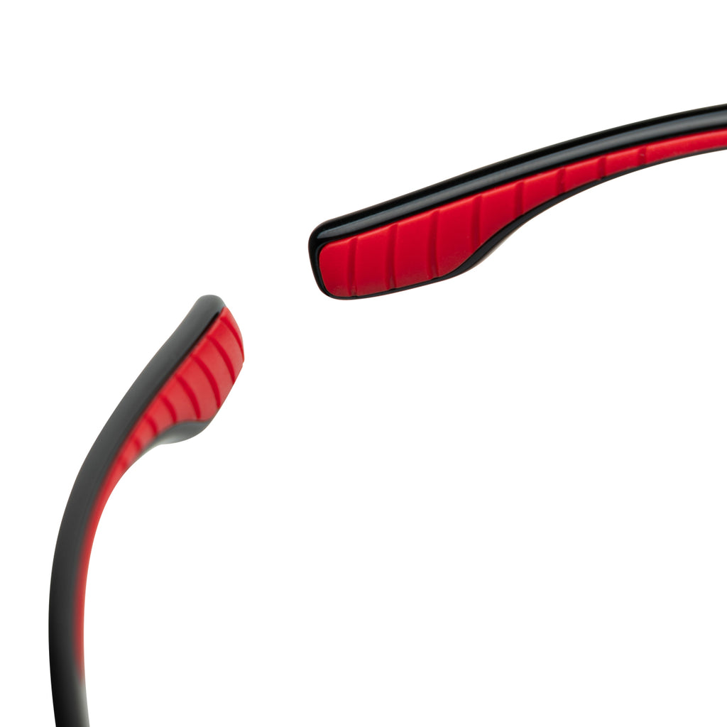 ARI ELITE ZERO OPTIC RUNNING SUNGLASSES - RED/BLACK/SILVER