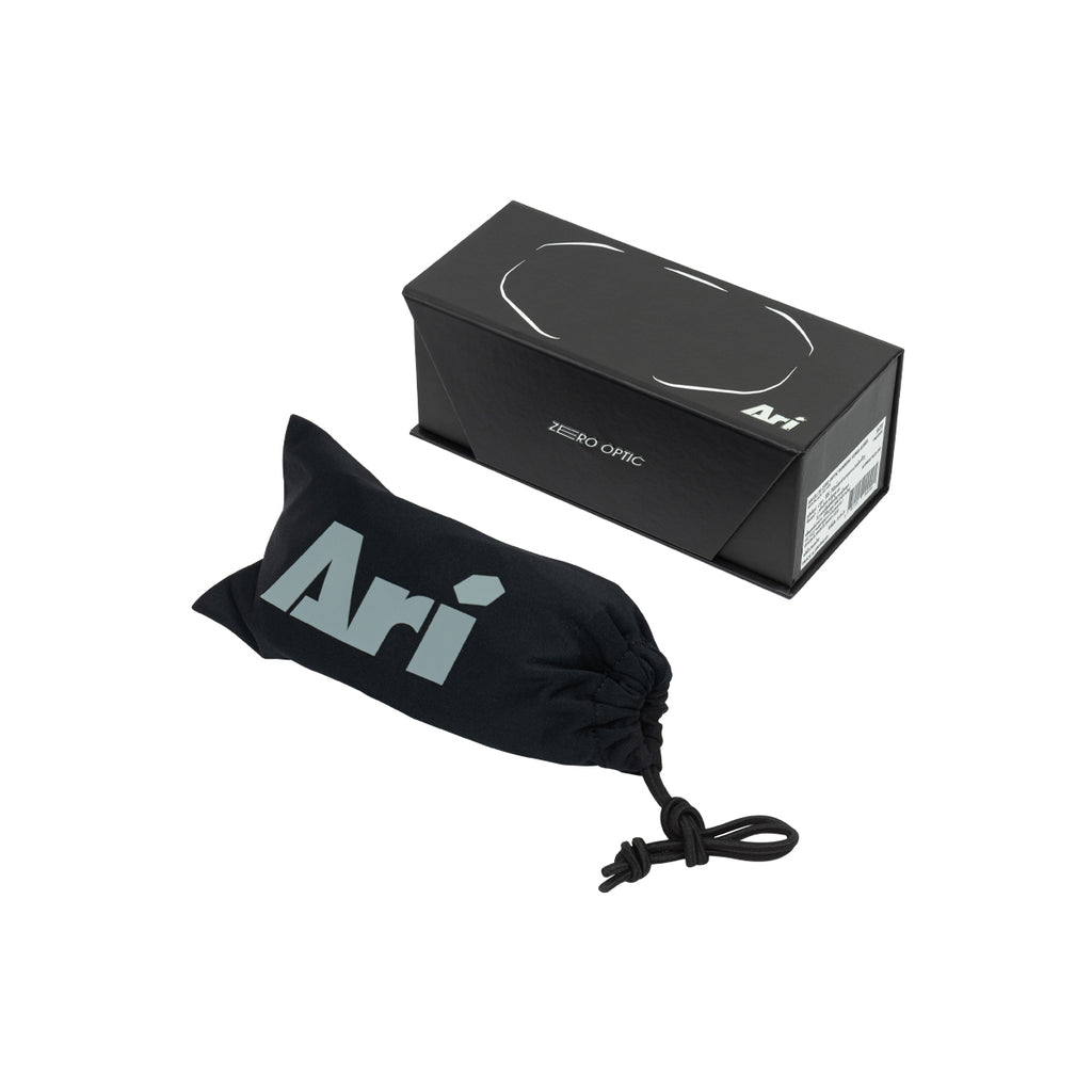 ARI ELITE ZERO OPTIC RUNNING SUNGLASSES - RED/BLACK/SILVER