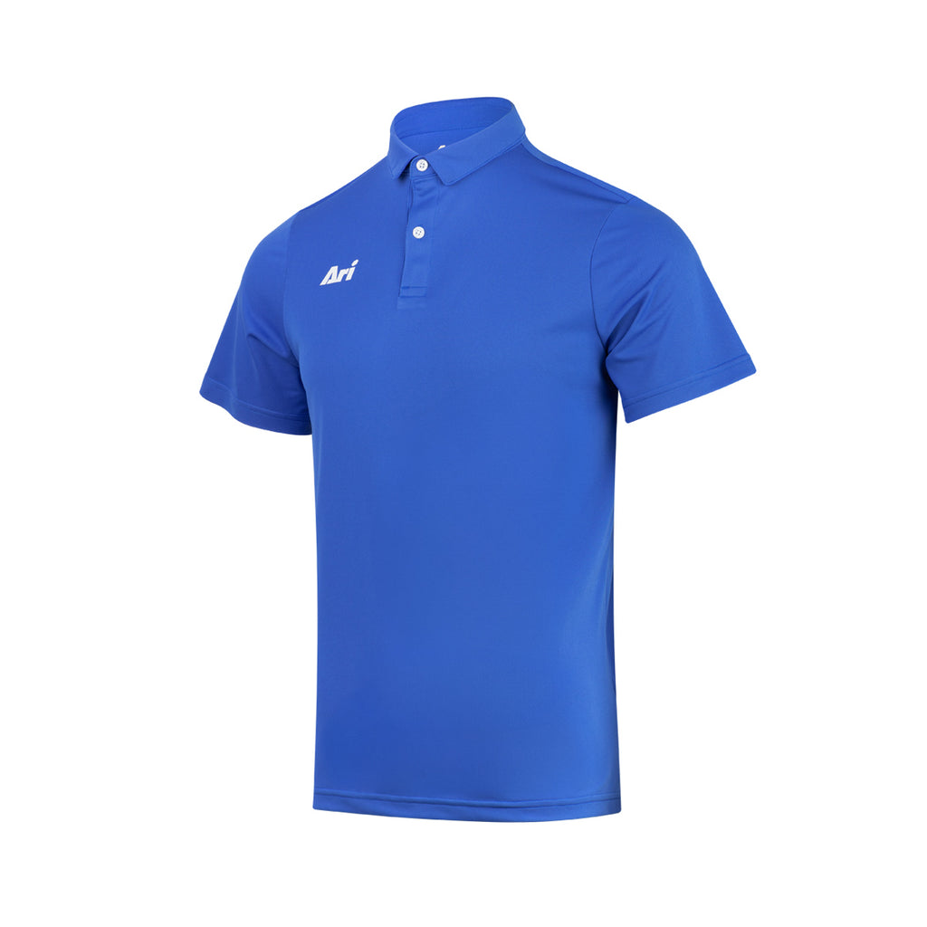 ARI ESSENTIAL BREATHABLE POLO - BLUE/BLUE/WHITE