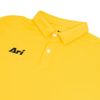 ARI ESSENTIAL BREATHABLE POLO - YELLOW/YELLOW/BLACK
