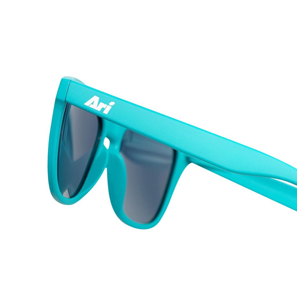 ARI ESSENTIAL ECLIPSE RUNNING SUNGLASSES - CYAN/PURPLE/SILVER