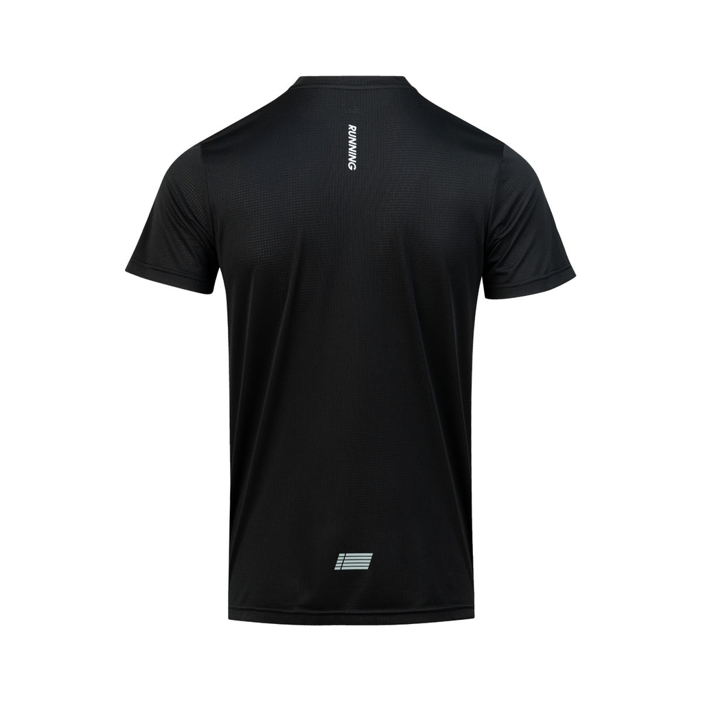 ARI ESSENTIAL STEP RUNNING TEE - BLACK/BLACK/WHITE