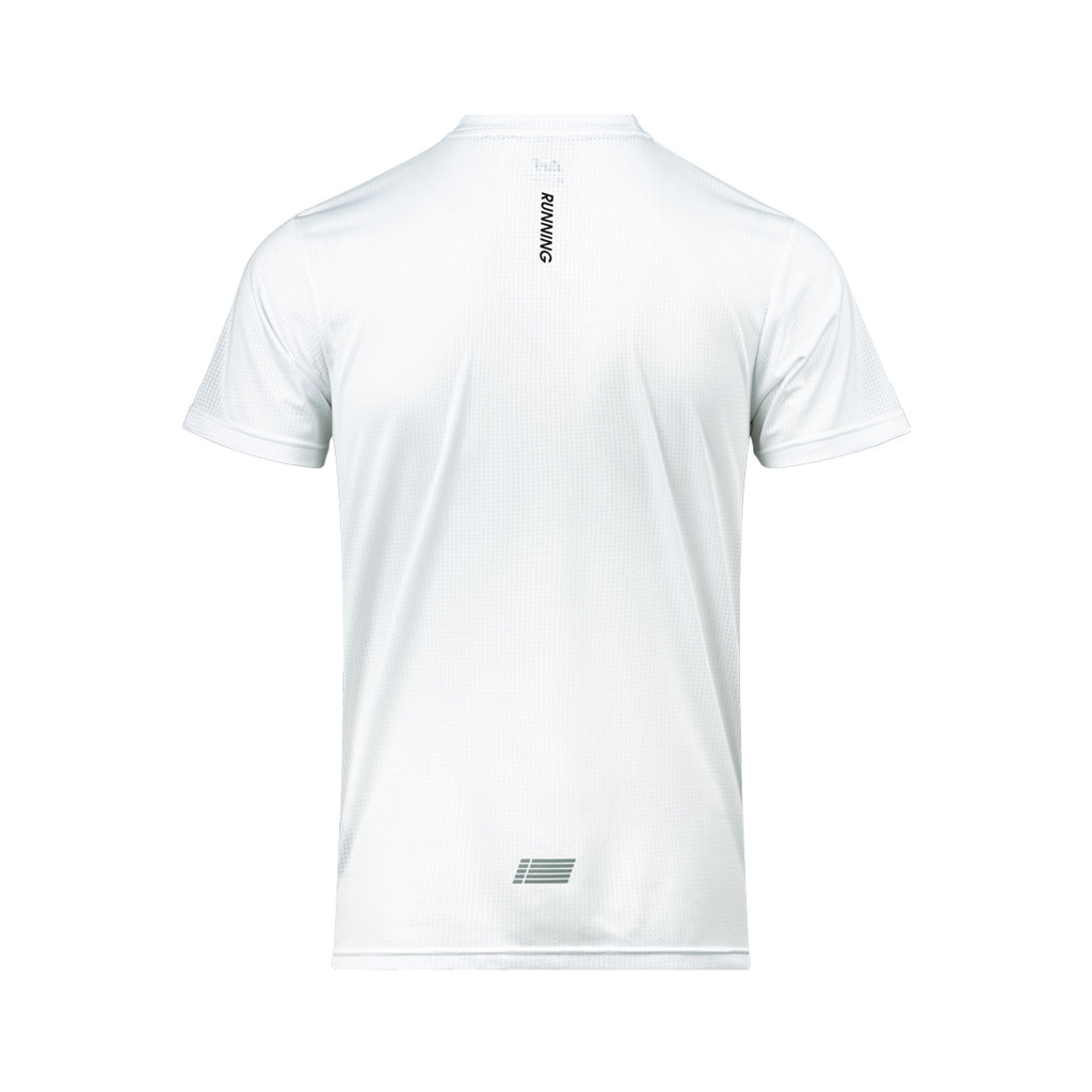 ARI ESSENTIAL STEP RUNNING TEE - WHITE/WHITE/BLACK