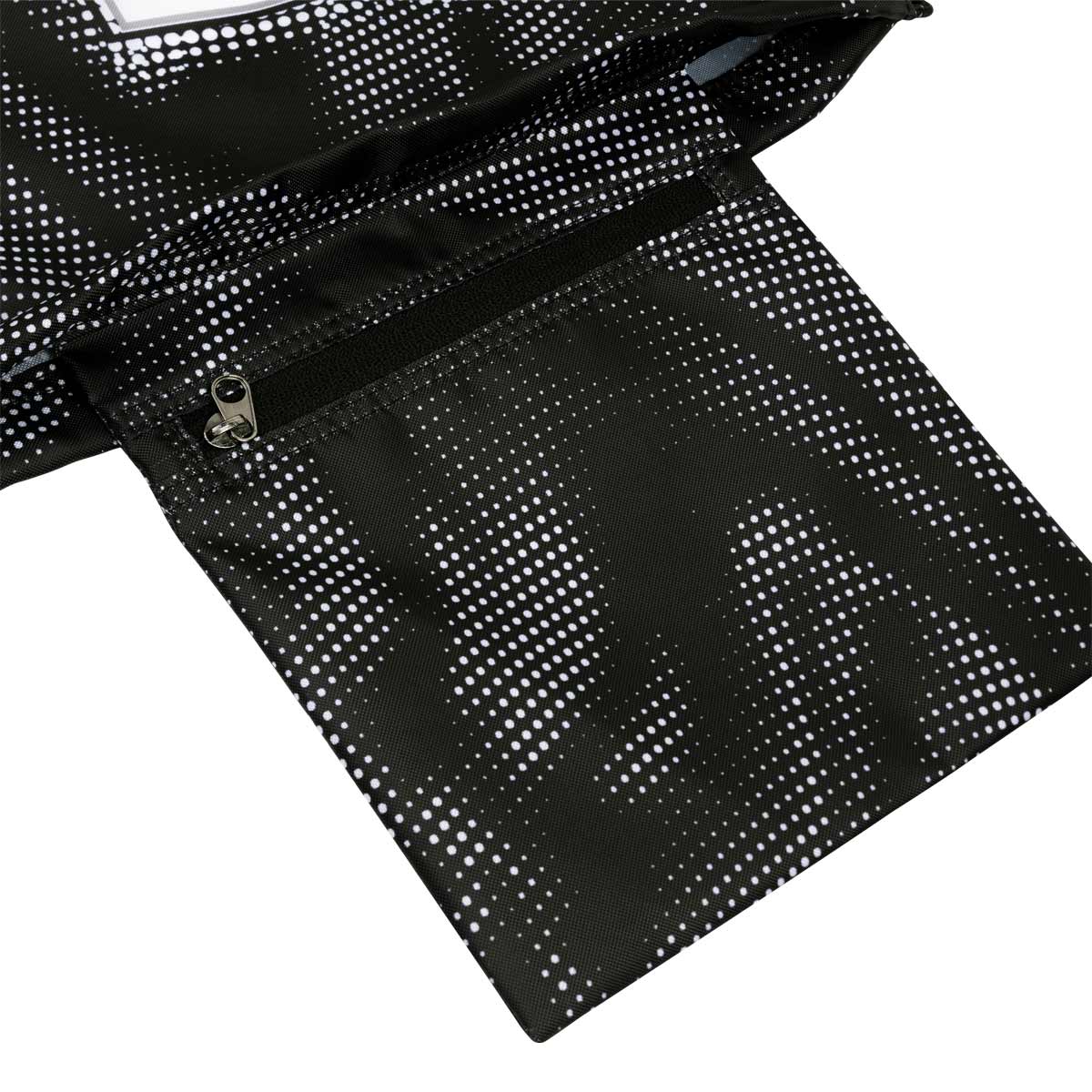 ARI ESSENTIAL WAVE DOTS GYMSACK - BLACK/WHITE/GREY