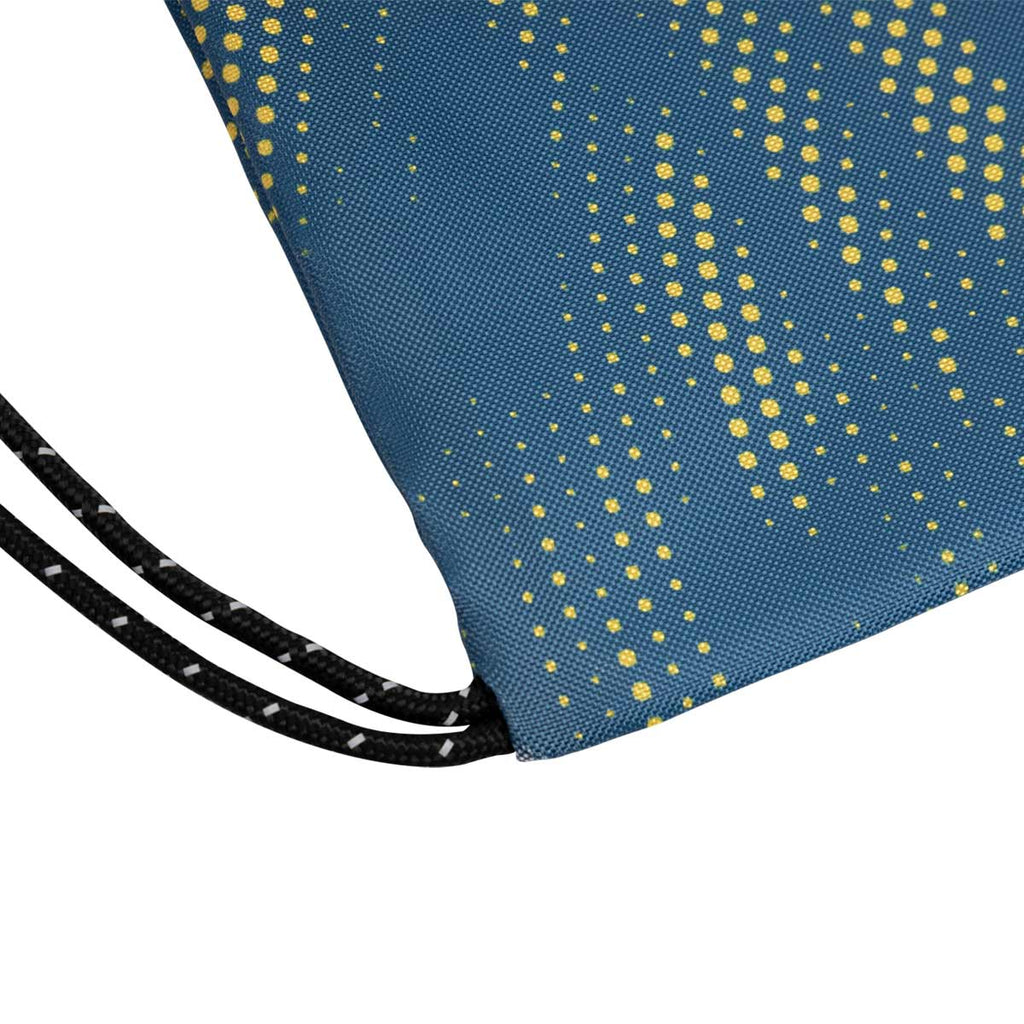 ARI ESSENTIAL WAVE DOTS GYMSACK - NAVY/YELLOW/BLACK