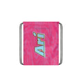 ARI ESSENTIAL WAVE DOTS GYMSACK - PINK/BLUE/BLACK