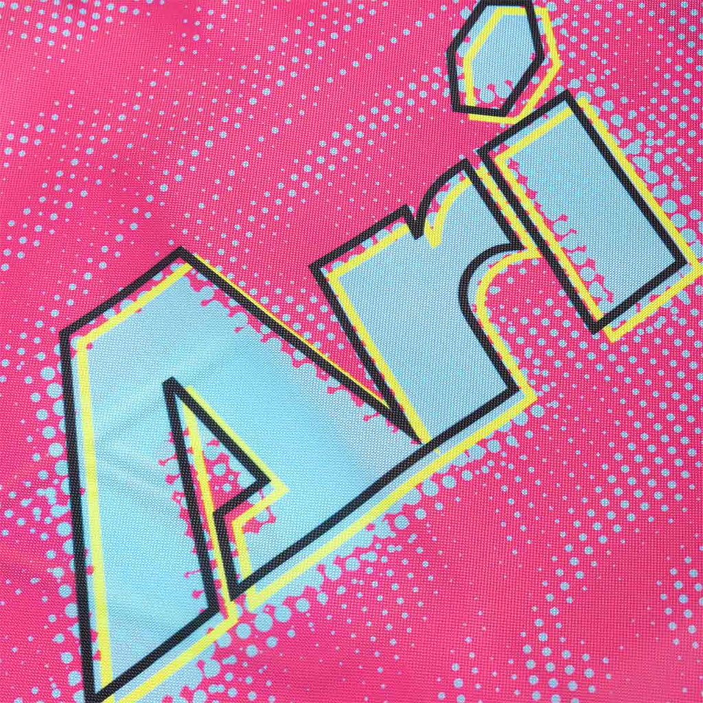 ARI ESSENTIAL WAVE DOTS GYMSACK - PINK/BLUE/BLACK