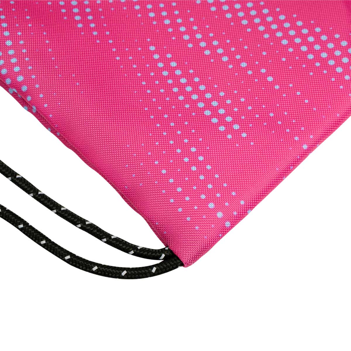 ARI ESSENTIAL WAVE DOTS GYMSACK - PINK/BLUE/BLACK