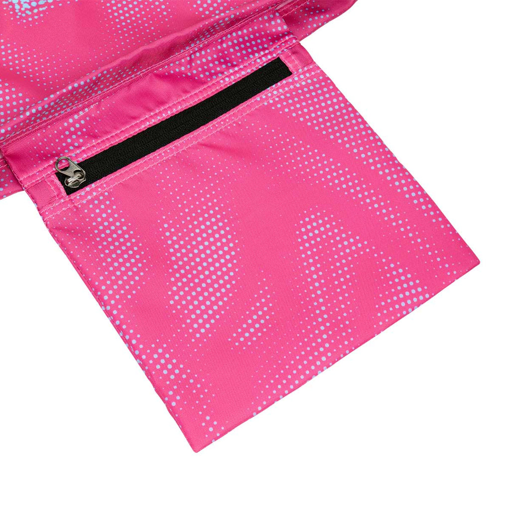 ARI ESSENTIAL WAVE DOTS GYMSACK - PINK/BLUE/BLACK