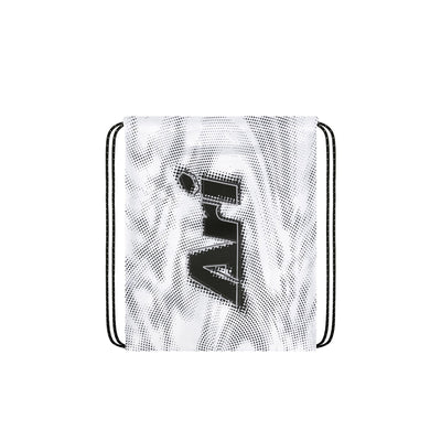 ARI ESSENTIAL WAVE DOTS GYMSACK - WHITE/BLACK/GREY