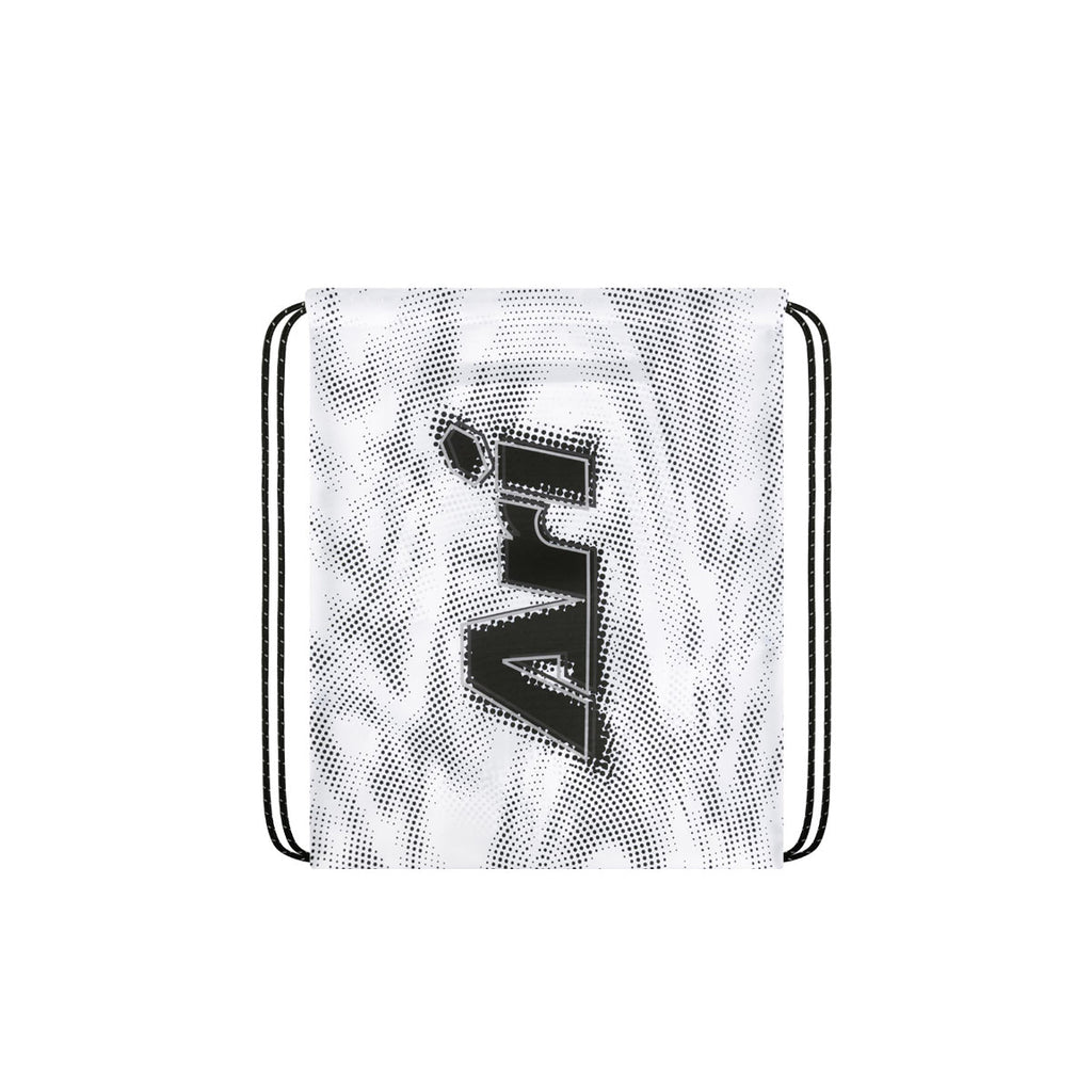 ARI ESSENTIAL WAVE DOTS GYMSACK - WHITE/BLACK/GREY