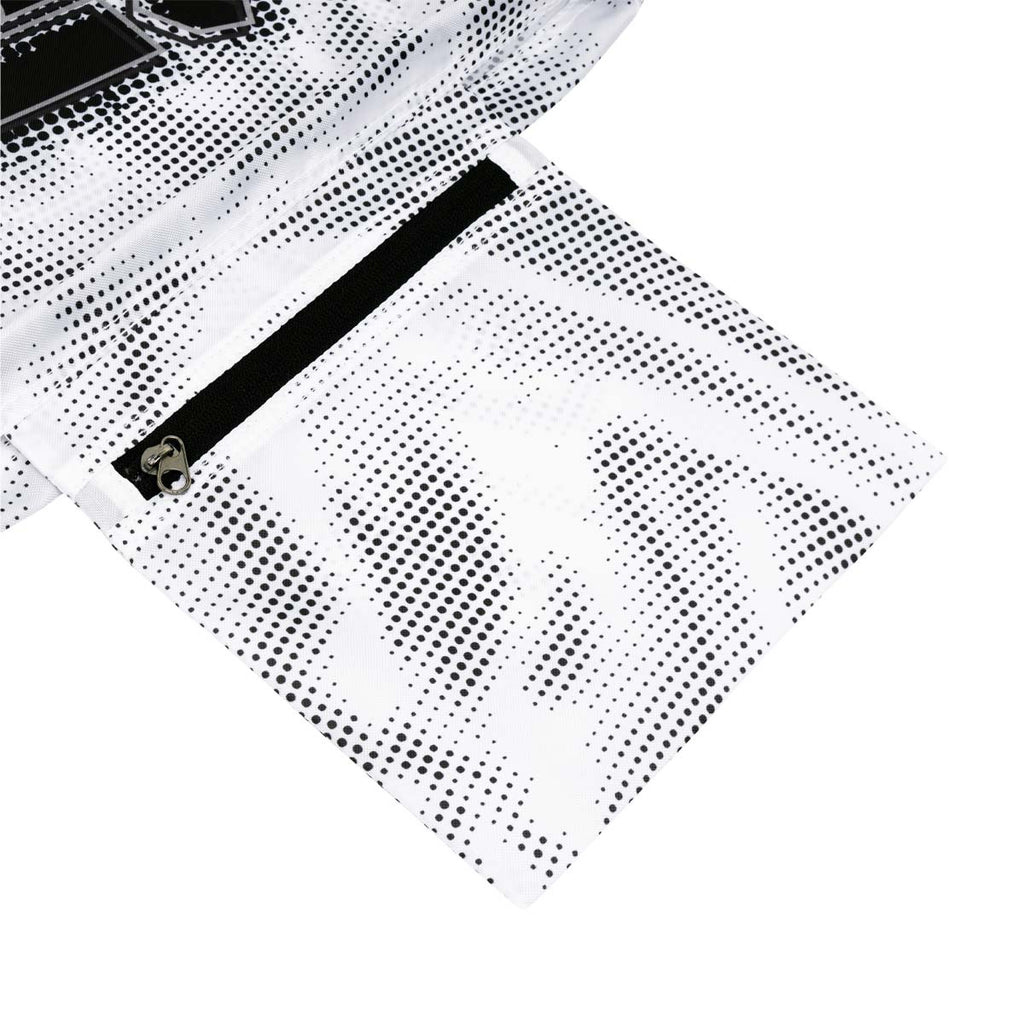 ARI ESSENTIAL WAVE DOTS GYMSACK - WHITE/BLACK/GREY