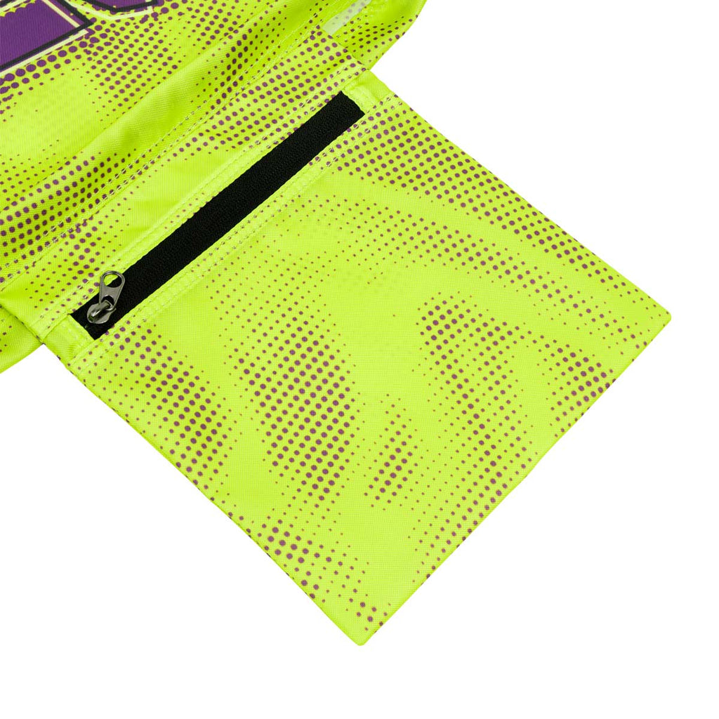 ARI ESSENTIAL WAVE DOTS GYMSACK - YELLOW/PURPLE/BLACK