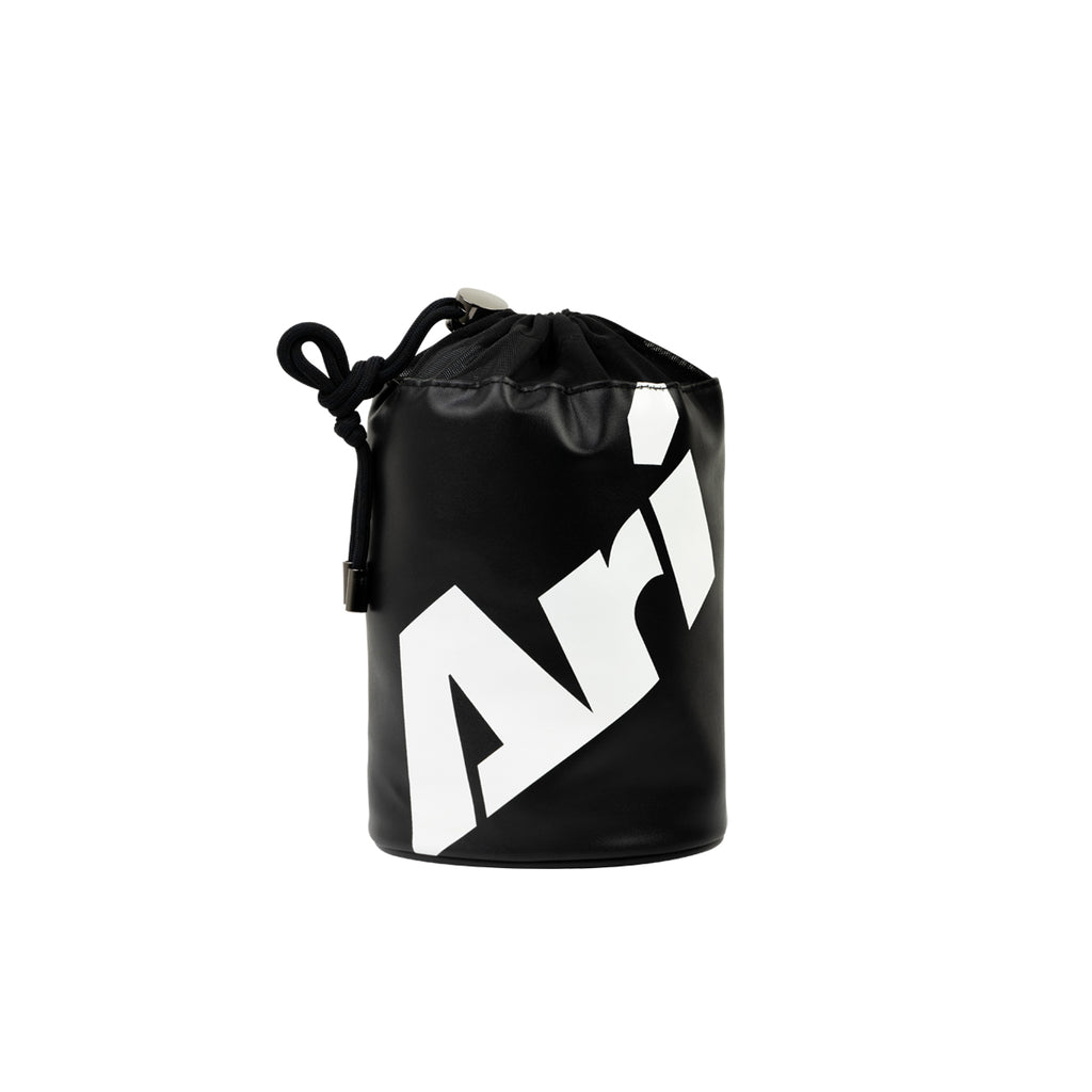 ARI GOLF BALLS POUCH - BLACK/WHITE/BLACK