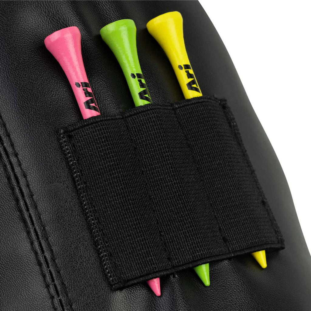ARI GOLF BALLS POUCH - BLACK/WHITE/BLACK
