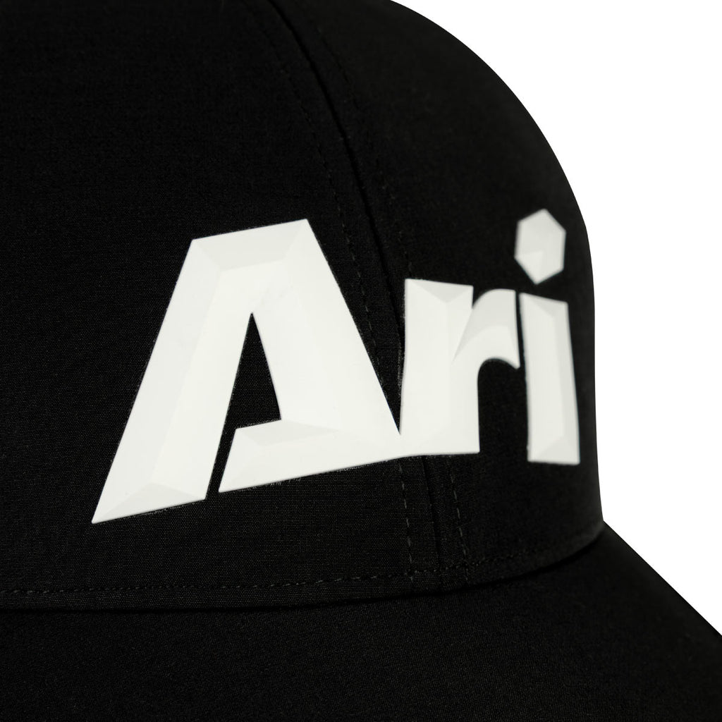 ARI GOLF PERFORMANCE CAP - BLACK/WHITE/BLACK