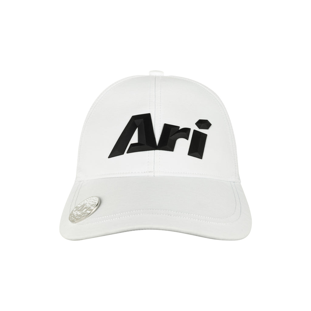 ARI GOLF PERFORMANCE CAP - WHITE/BLACK/WHITE