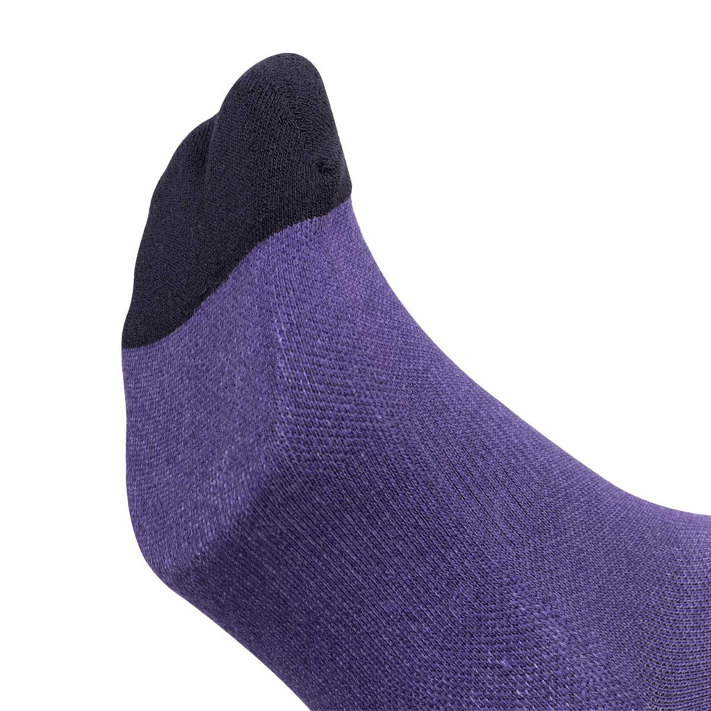 ARI HEATMARK CREW SOCK - PURPLE/RED/YELLOW