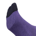 ARI HEATMARK CREW SOCK - PURPLE/RED/YELLOW