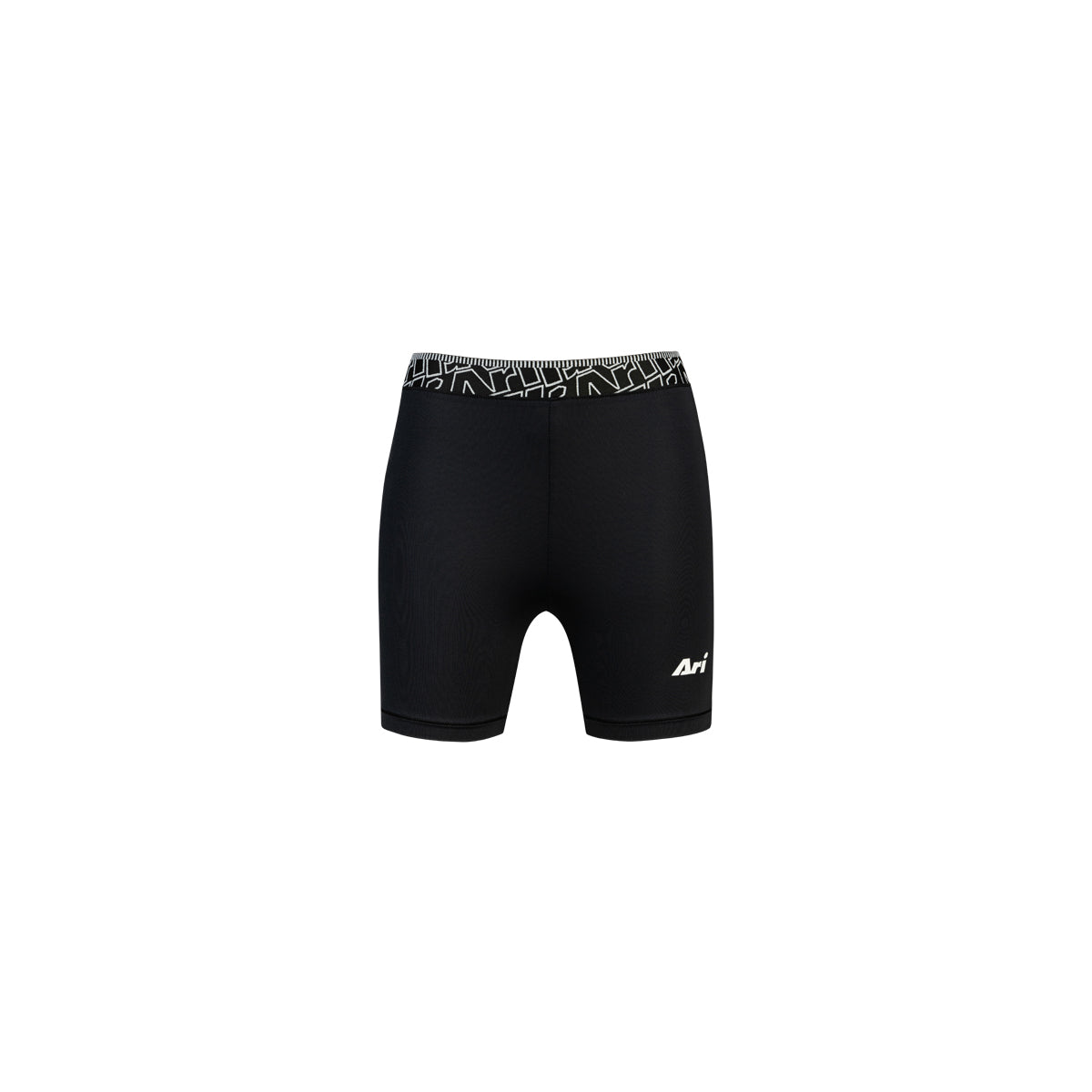 ARI KIDS ADEPT BASE LAYER SHORTS - BLACK/BLACK/WHITE