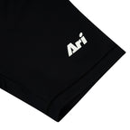 ARI KIDS ADEPT BASE LAYER SHORTS - BLACK/BLACK/WHITE