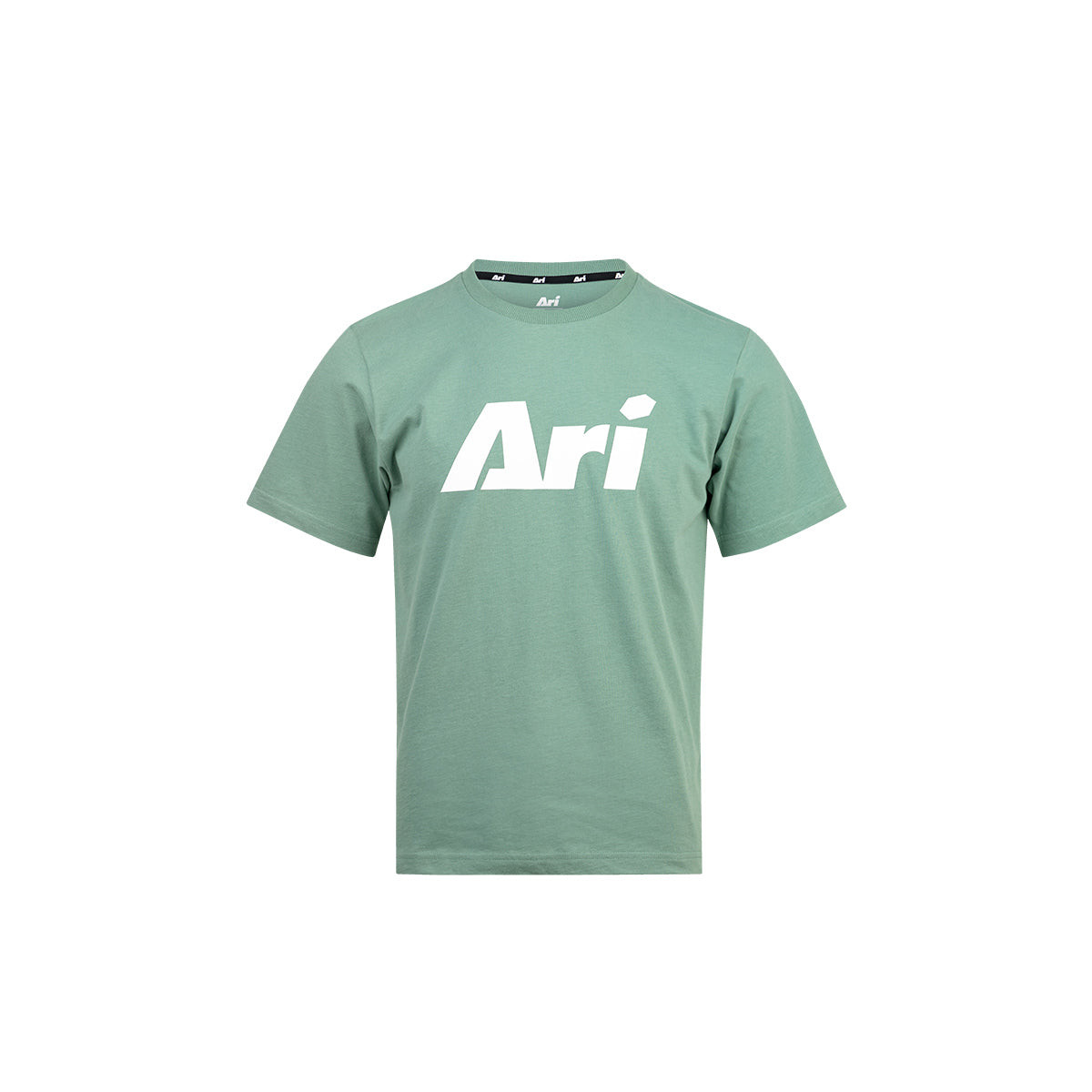 ARI KIDS ADEPT ICON TEE - SMOKE GREEN/WHITE/SMOKE GREEN