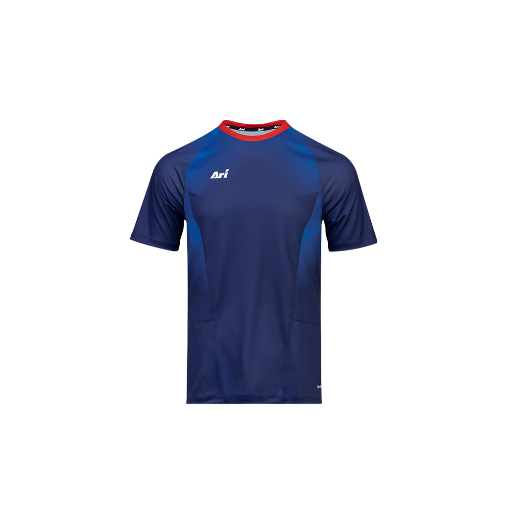 ARI KIDS ADEPT ICONIC NATION TEAM JERSEY - DARK NAVY/BLUE/RED