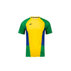 ARI KIDS ADEPT ICONIC NATION TEAM JERSEY - YELLOW/GREEN/NAVY