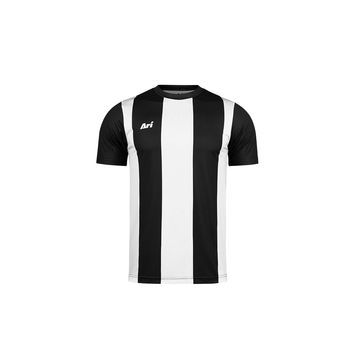 ARI KIDS ADEPT STRIPES TEAM JERSEY  - BLACK/WHITE/WHITE