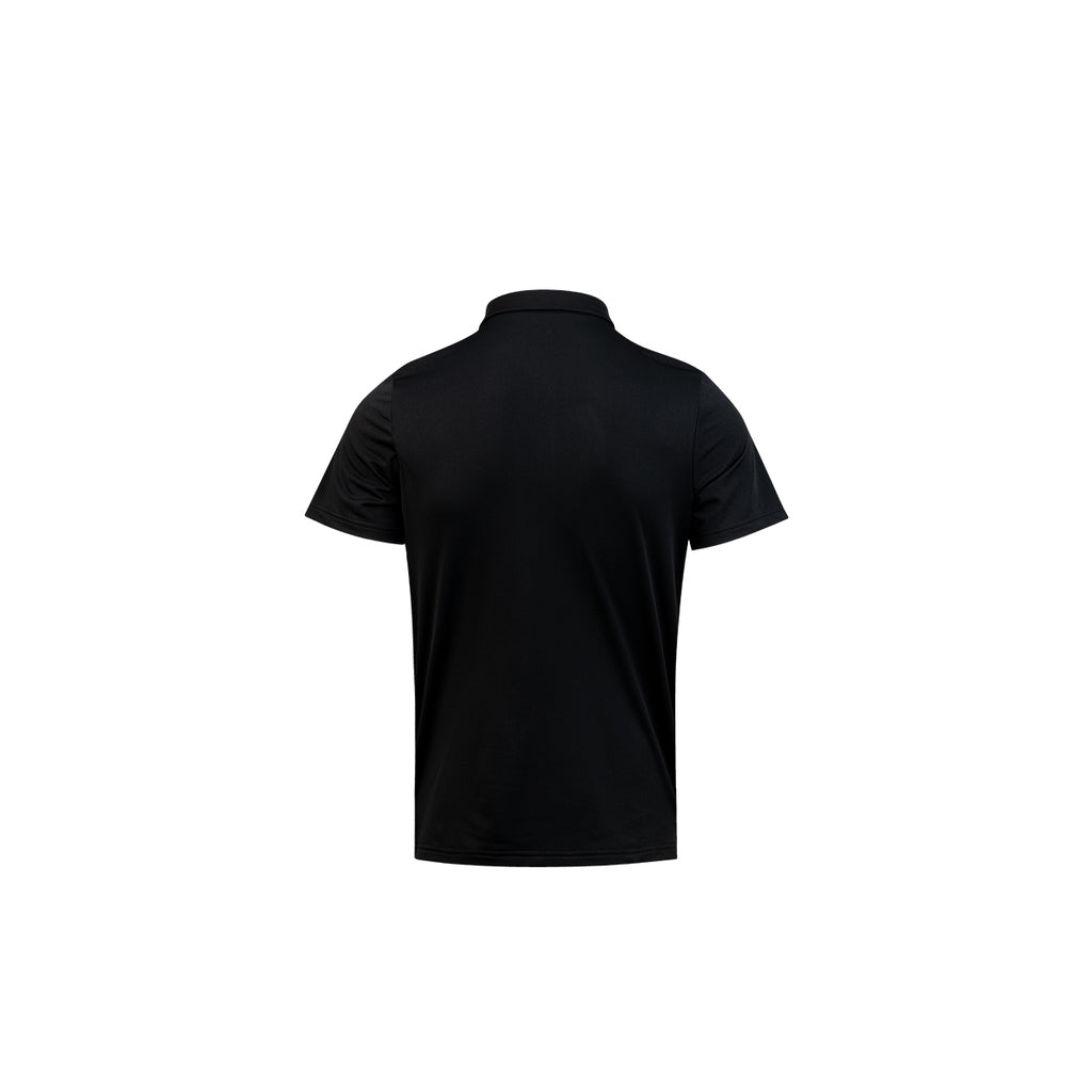 ARI KIDS ESSENTIAL BREATHABLE POLO - BLACK/BLACK/WHITE