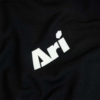 ARI KIDS ESSENTIAL BREATHABLE POLO - BLACK/BLACK/WHITE