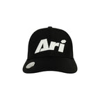 ARI KIDS GOLF PERFORMANCE CAP - BLACK/WHITE/BLACK