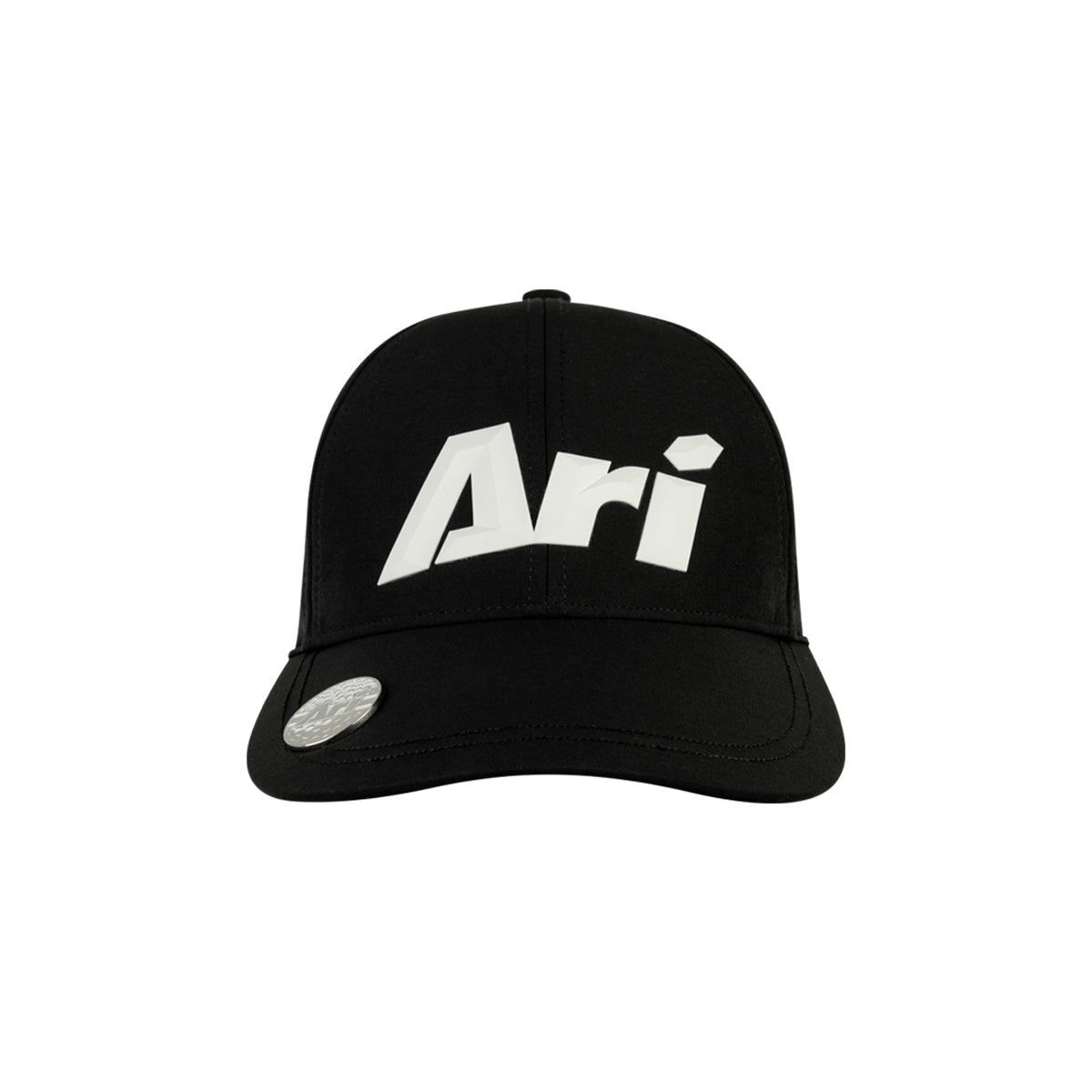 ARI KIDS GOLF PERFORMANCE CAP - BLACK/WHITE/BLACK