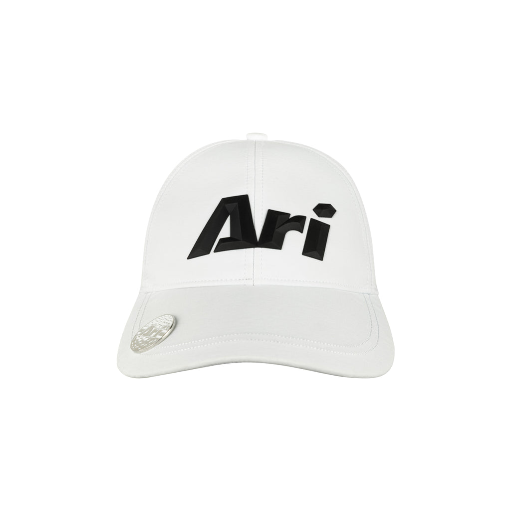 ARI KIDS GOLF PERFORMANCE CAP - WHITE/BLACK/WHITE