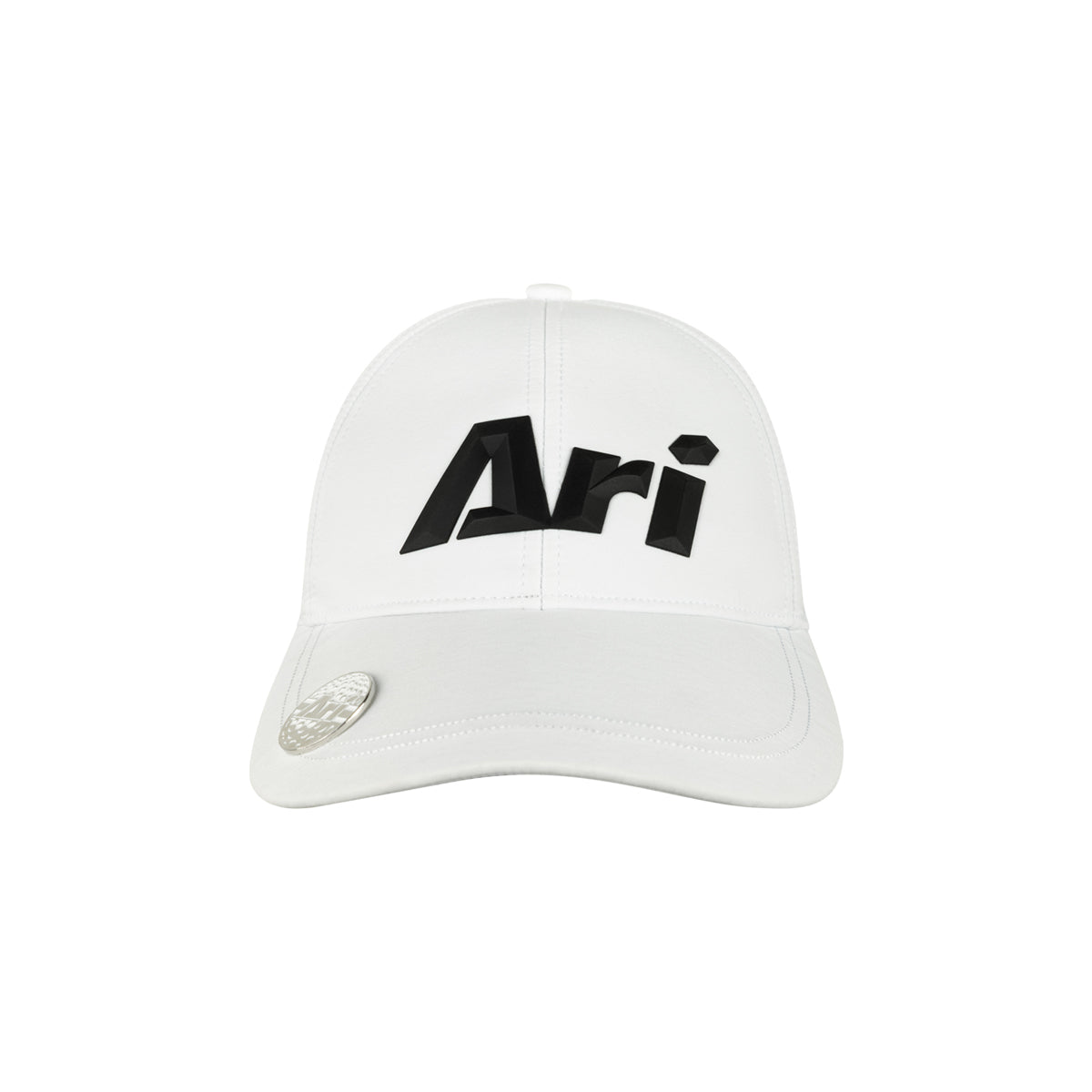 ARI KIDS GOLF PERFORMANCE CAP - WHITE/BLACK/WHITE
