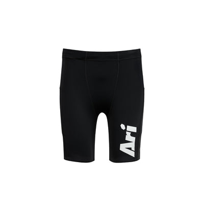 ARI MEN ADEPT PERFORMANCE COMPRESSION SHORTS - BLACK/WHITE/BLUE