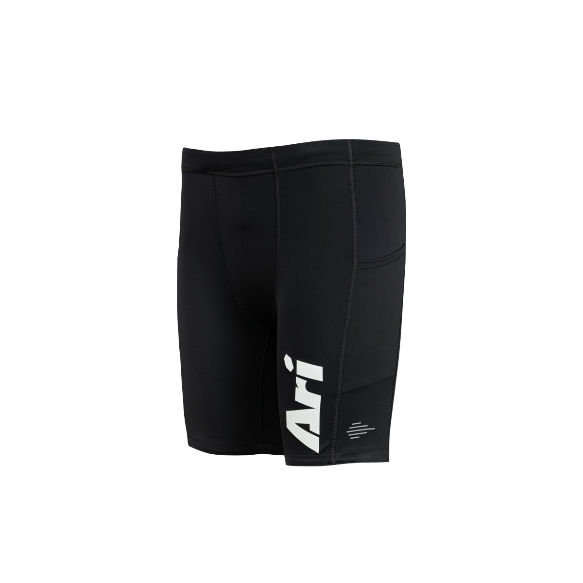 ARI MEN ADEPT PERFORMANCE COMPRESSION SHORTS - BLACK/WHITE/BLUE
