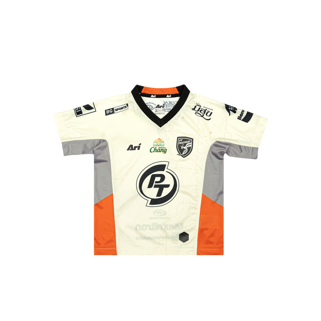 ARI PT PRACHUAP FC 2026/2027 AWAY KIDS JERSEY - CREAM/GREY/ORANGE