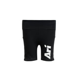 ARI WOMEN ADEPT PERFORMANCE COMPRESSION SHORTS - BLACK/WHITE/PINK