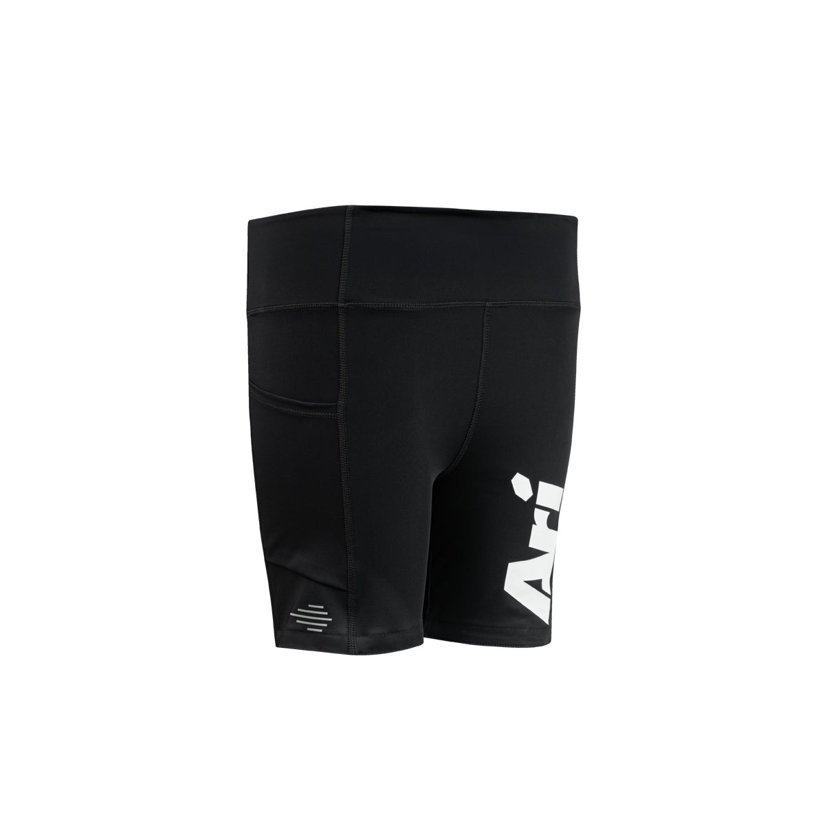 ARI WOMEN ADEPT PERFORMANCE COMPRESSION SHORTS - BLACK/WHITE/PINK
